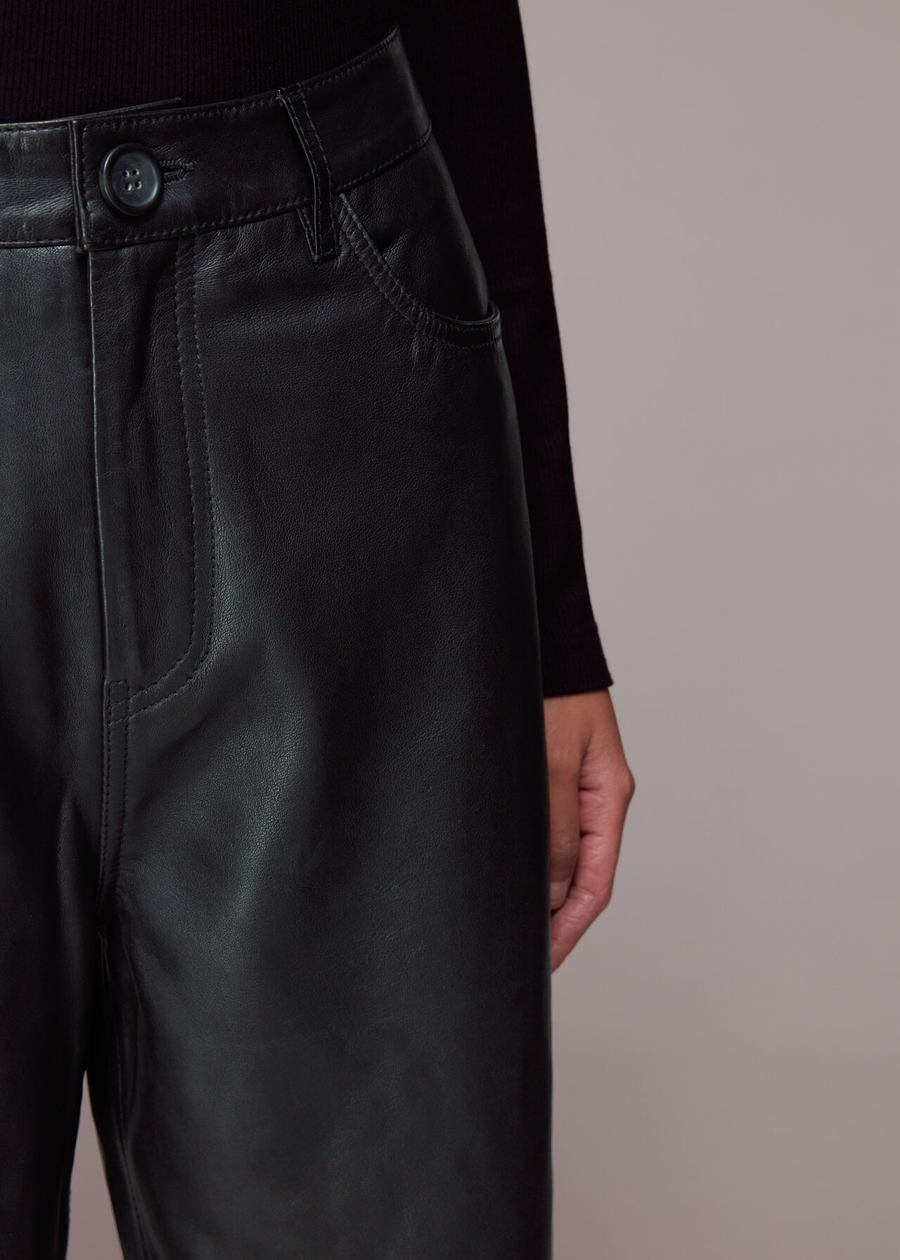 Laura Leather Trouser