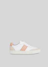 York Side Stripe Trainer Pale Pink