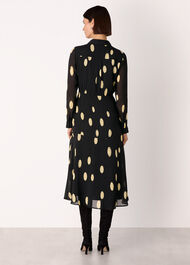 Abstract Spot Shirt Dress