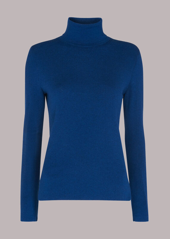 Blue Maja Knitted Polo