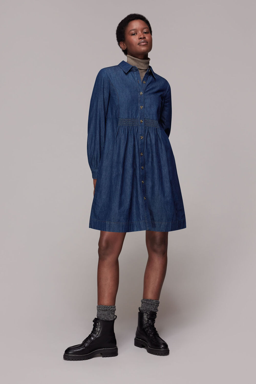 Chambray Dress