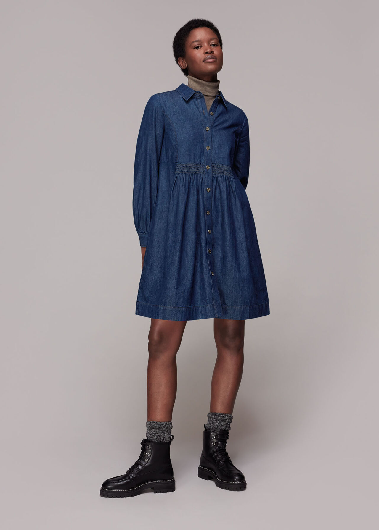 Chambray Dress