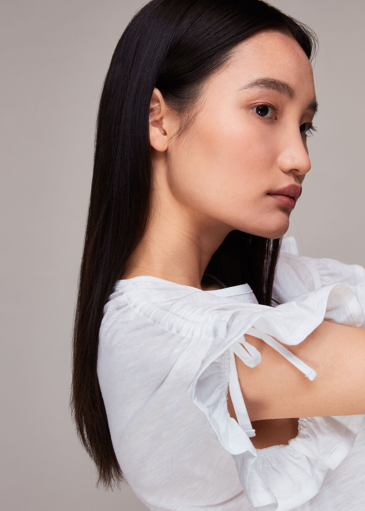 Drawstring Shoulder Tee