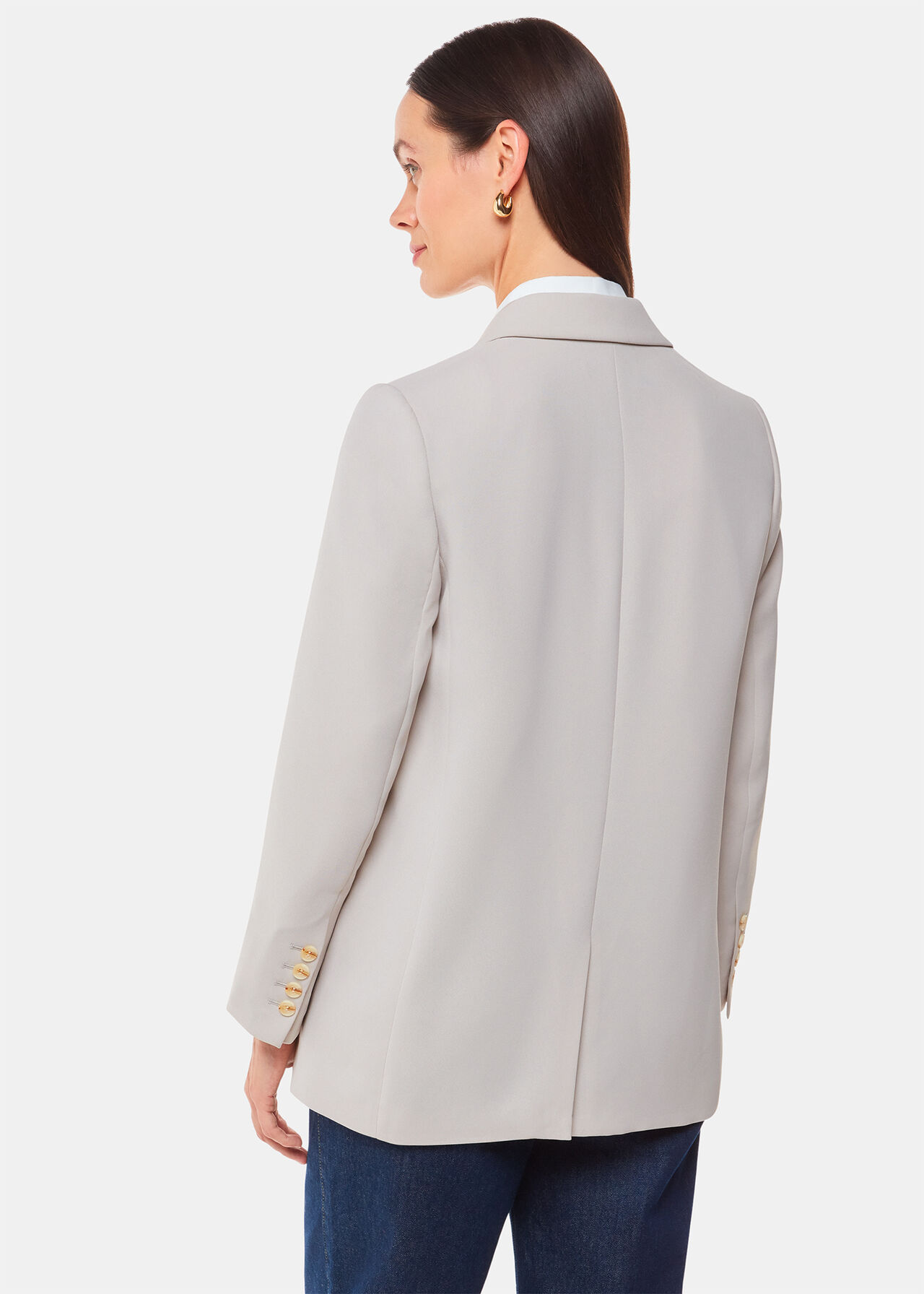 Crepe Boyfriend Blazer