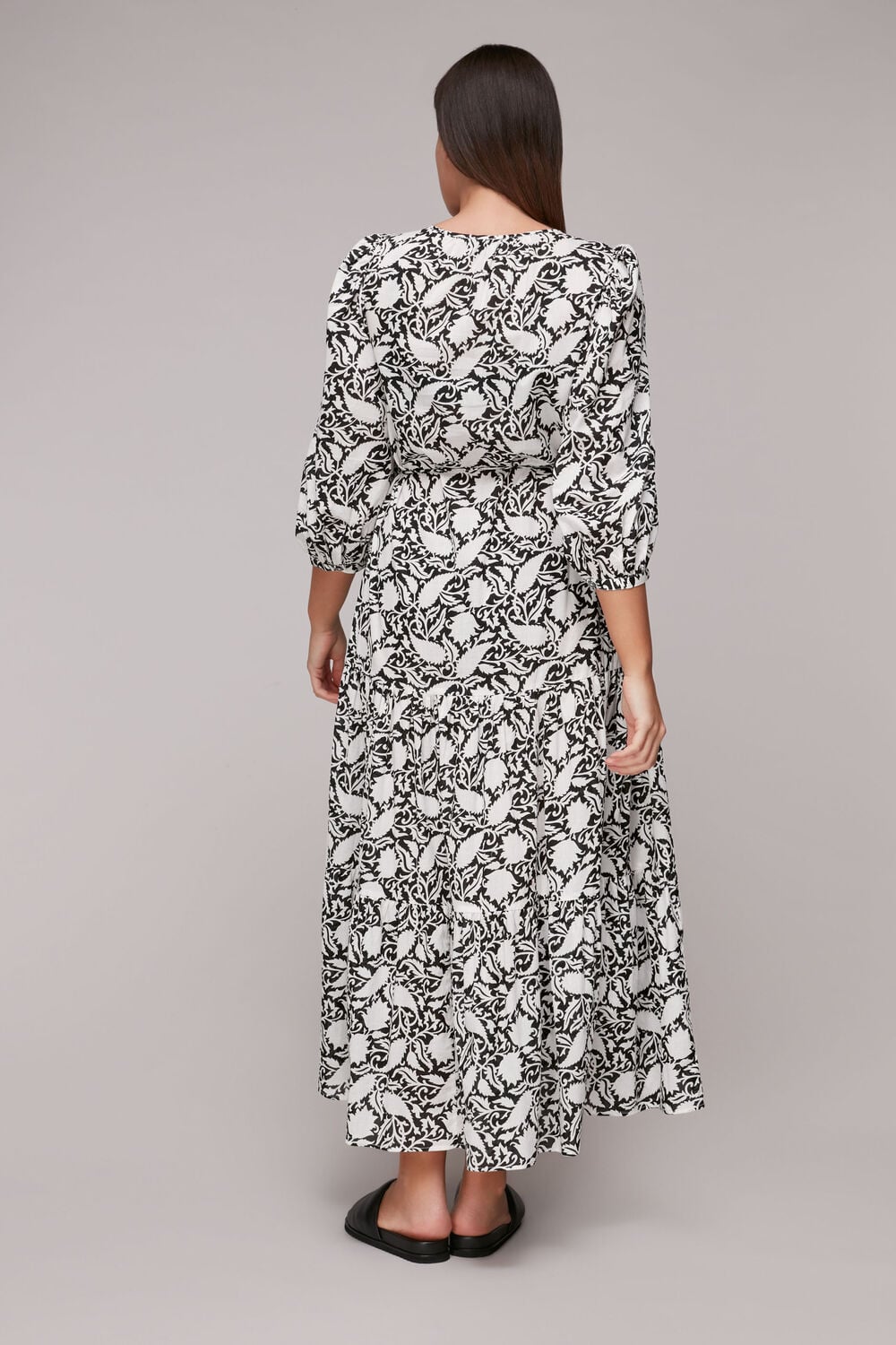 Floral Print Trapeze Dress