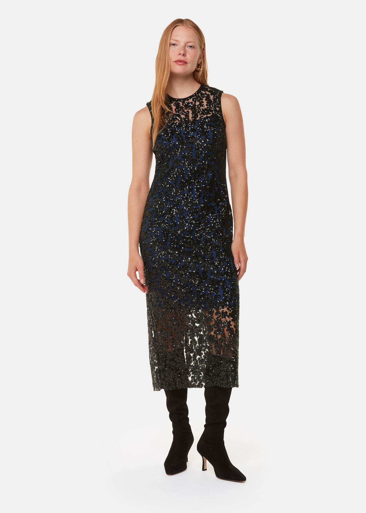 Floral Sequin Lyra Dress