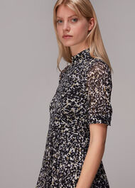 Smudge Cheetah Mesh Dress