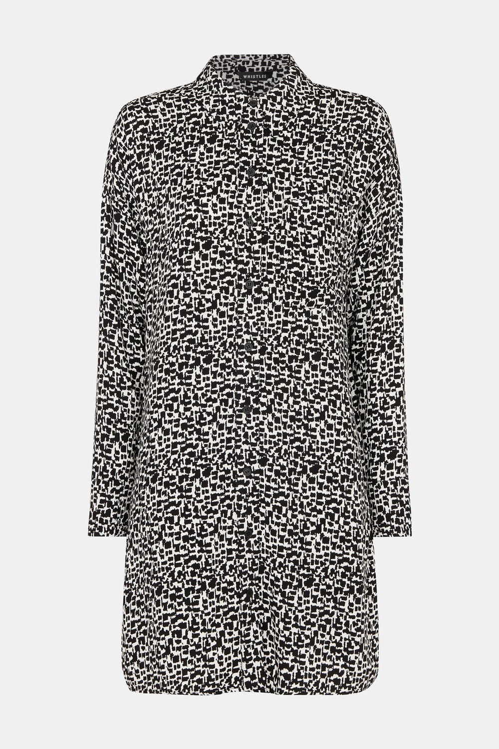 Black Helena Fuzzy Squares Dress