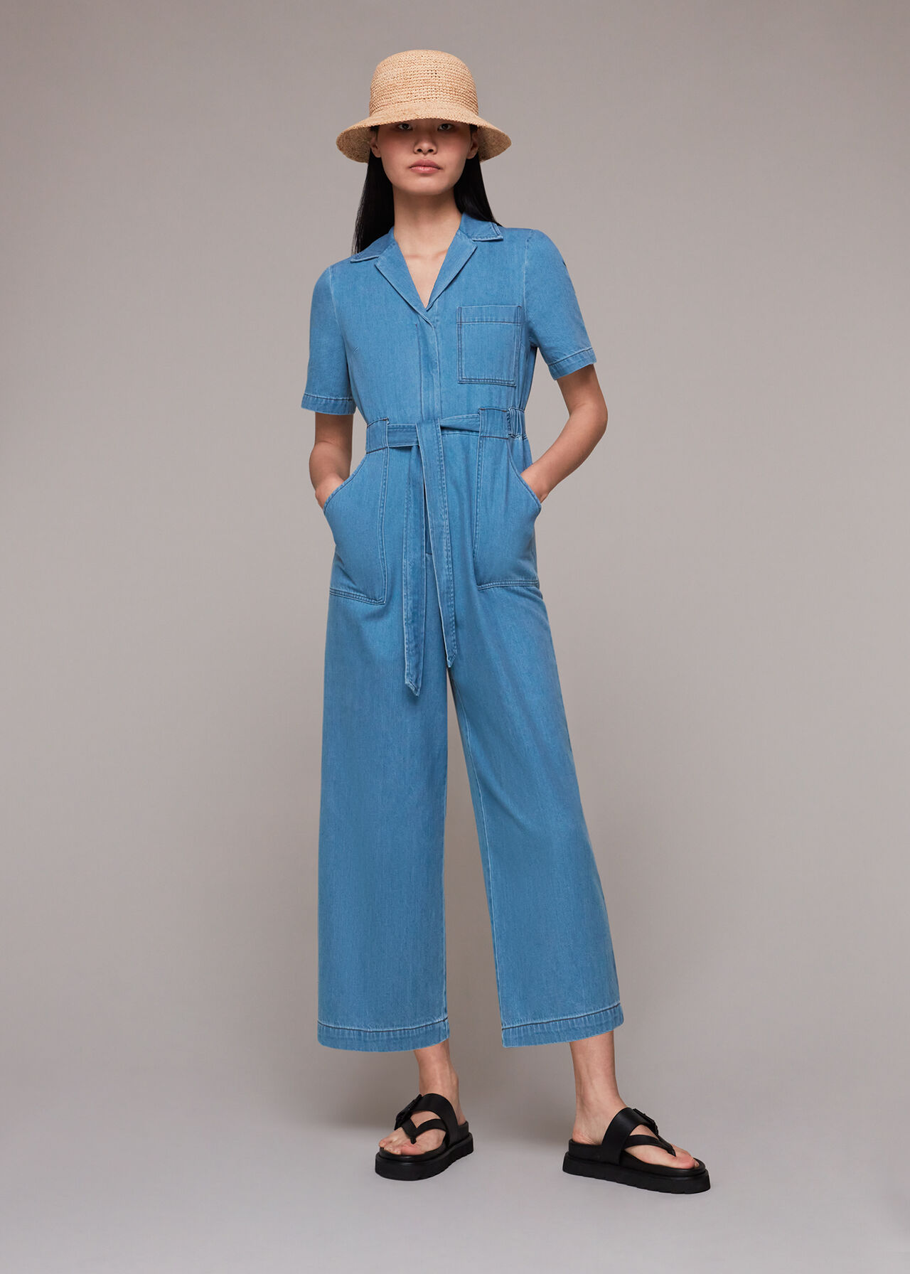 Ciara Denim Jumpsuit