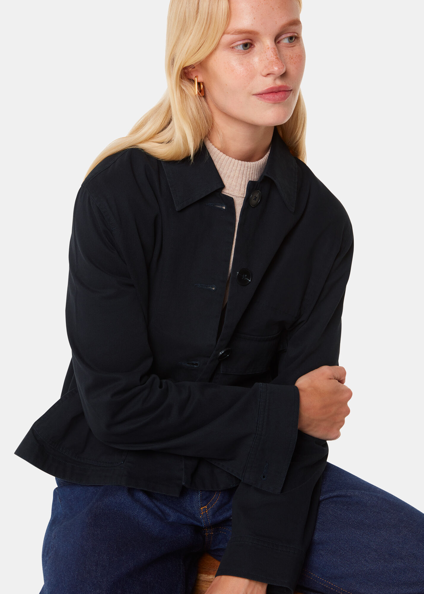 Black casual jacket 2025