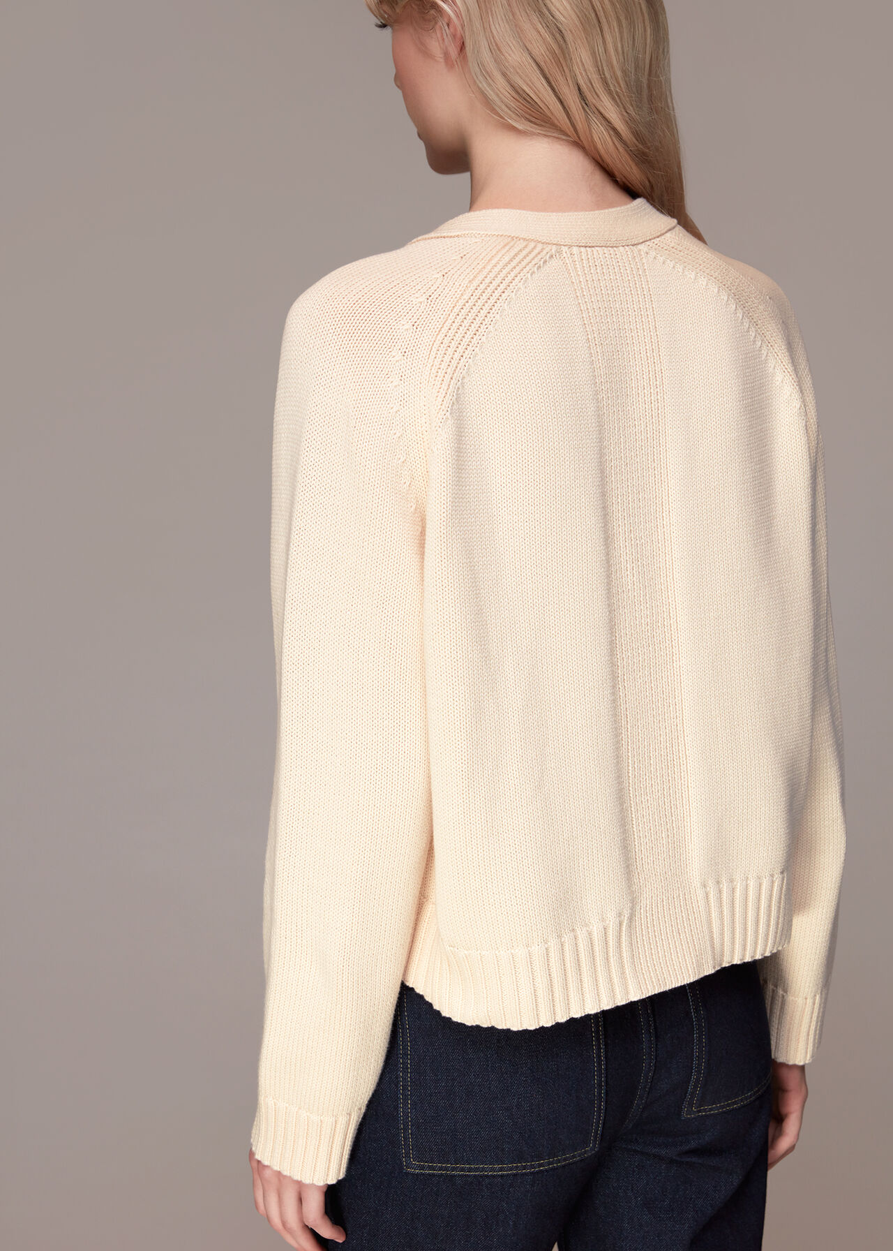 Karine Rib Detail Cardigan