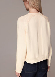 Karine Rib Detail Cardigan