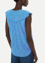 Micro Cactus Sleeveless Top