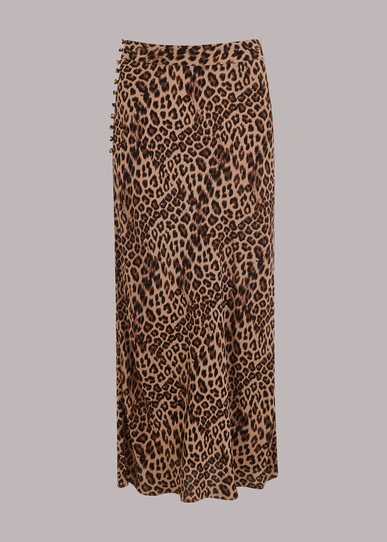 Jungle Cheetah Button Skirt