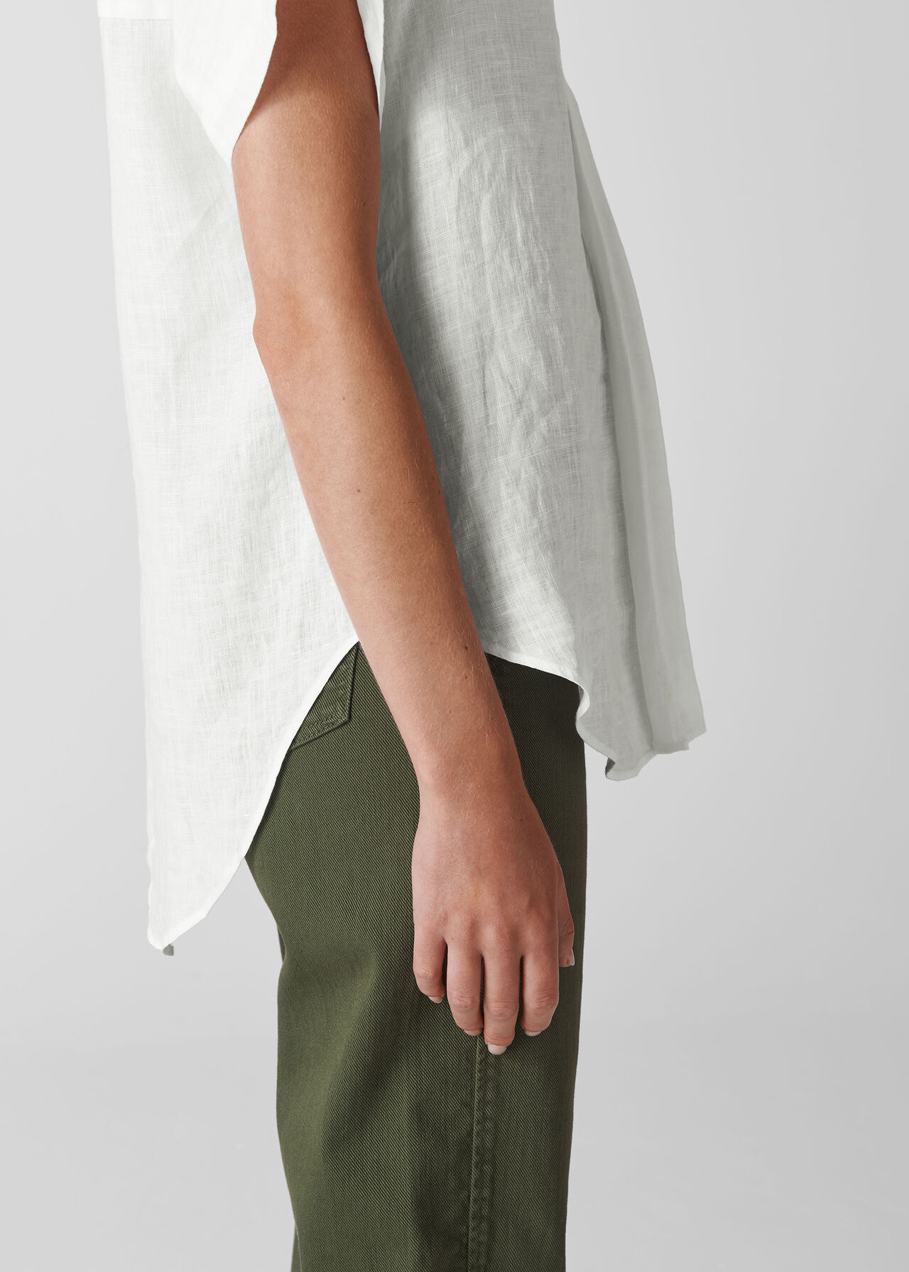 Lea Linen Shirt White