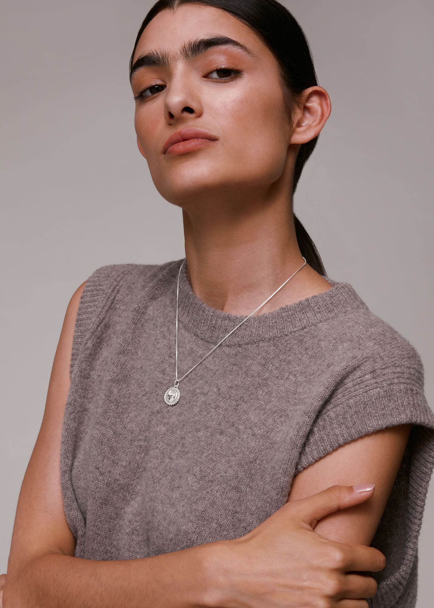 Silver Rj Taurus Necklace WHISTLES