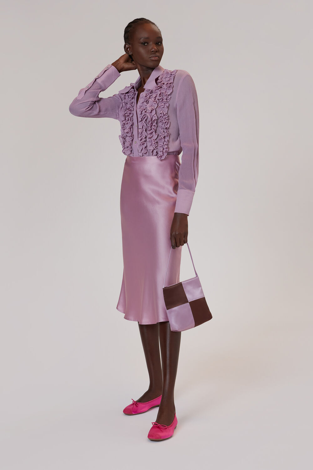 Lilac Whistles X Hai Bias Skirt