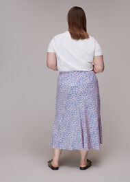 Floral Garden Bias Cut Skirt