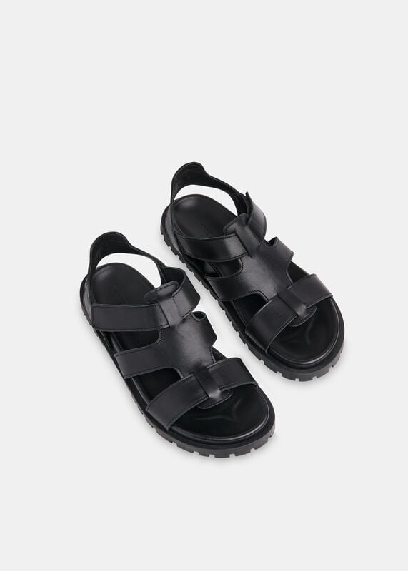 Black Freya Fisherman Sandal