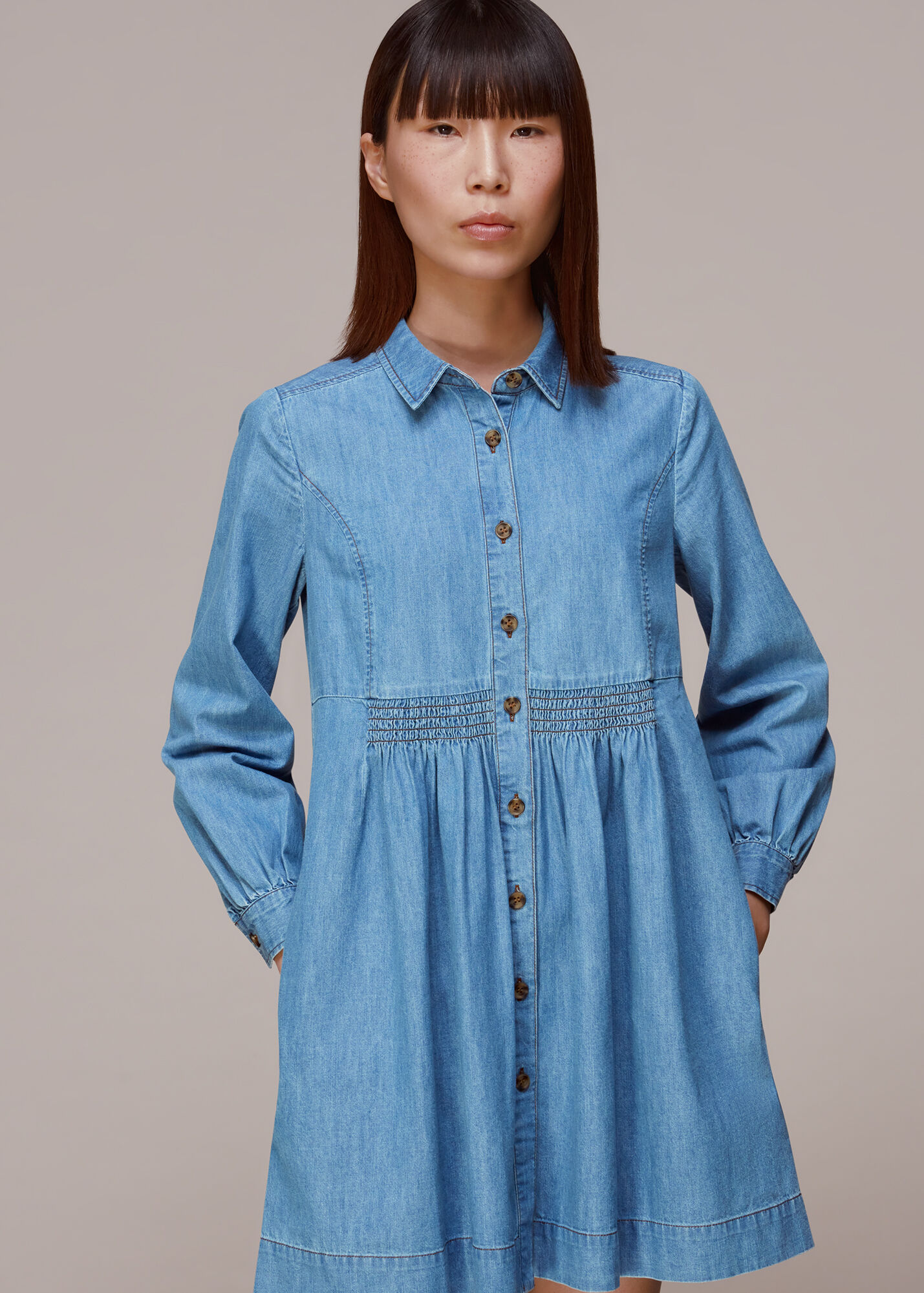 Whistles shop denim dress