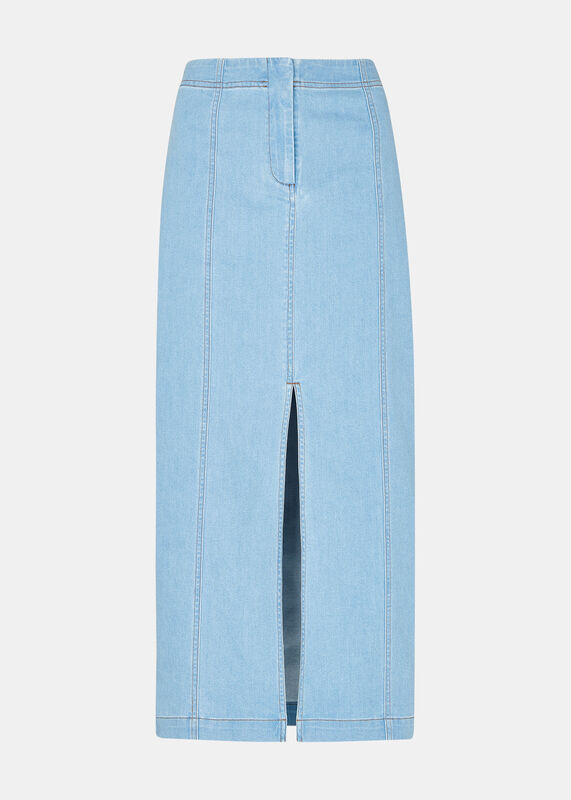 Denim Maxi Skirt
