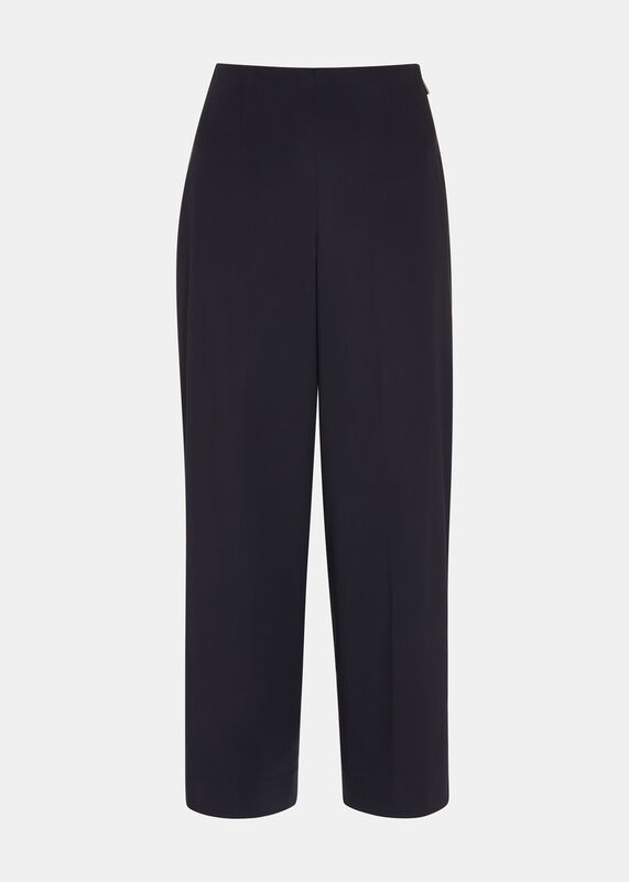Navy Katie Cropped Trouser