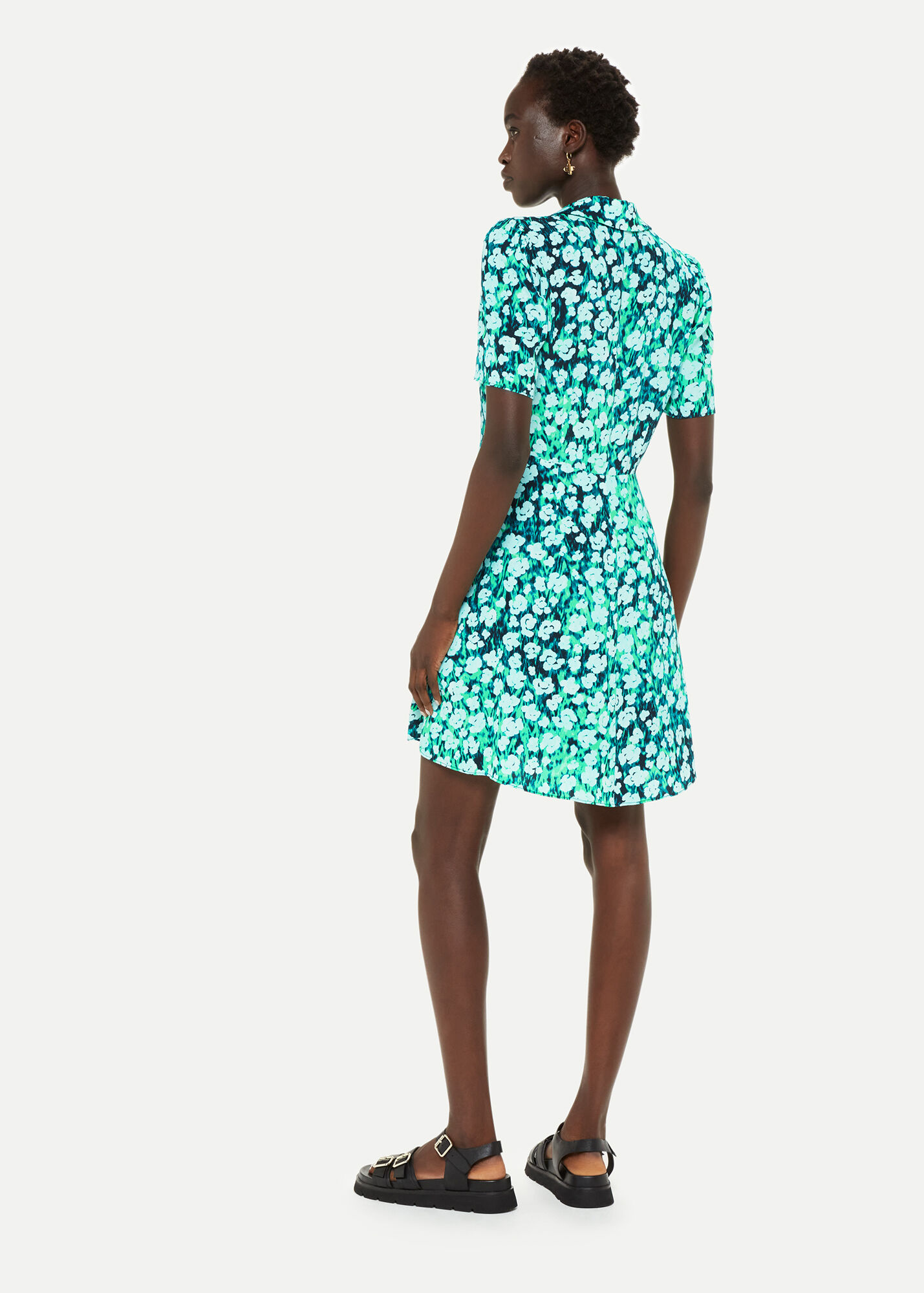 GREEN PETAL DRESS main image 1