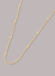 Seed Bead Snake Chain Necklace