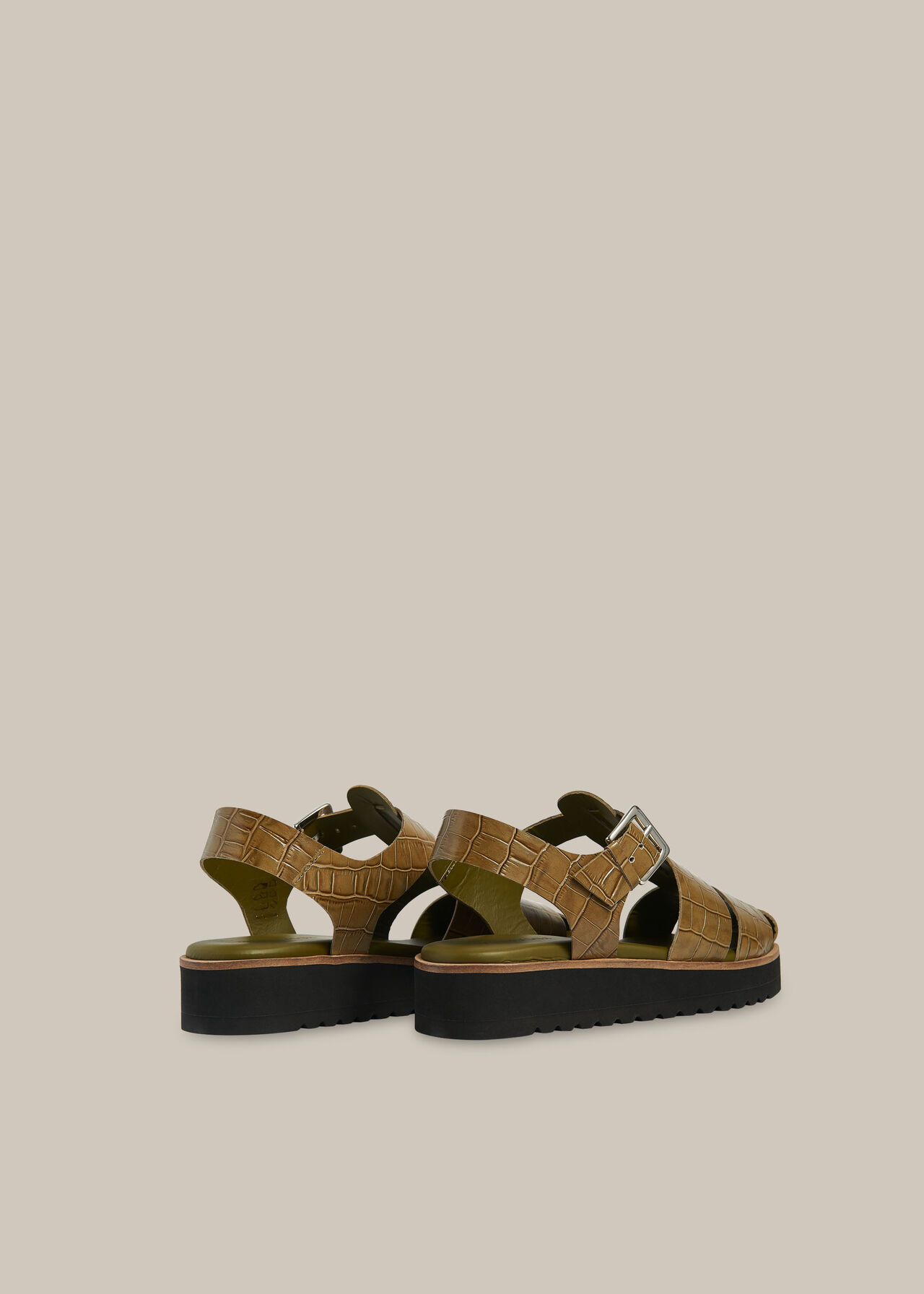 Kendra Croc Sandal