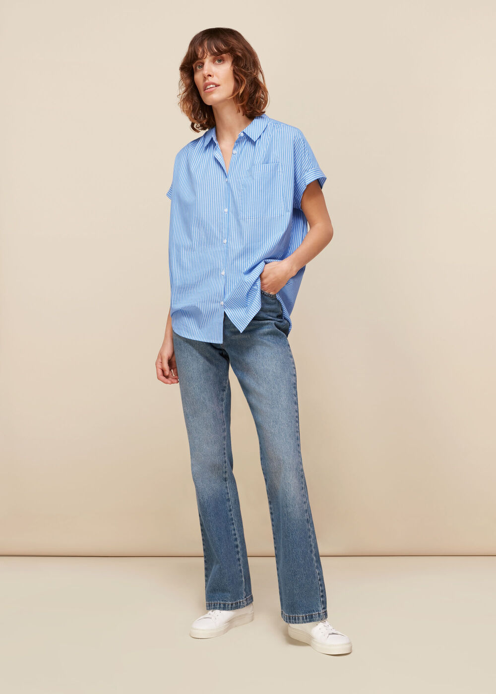 Stripe Nicola Poplin Shirt