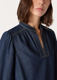 Long Sleeve Shift Mini Dress