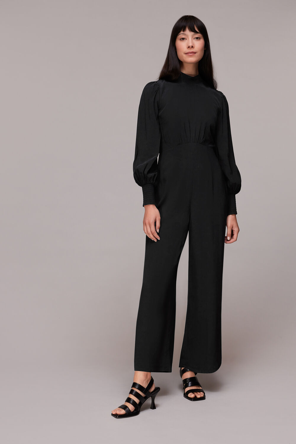 Shirred Bodice Jumpsuit