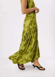 Petite Floral Asymmetric Dress