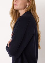 Wool Collar Neck Knit
