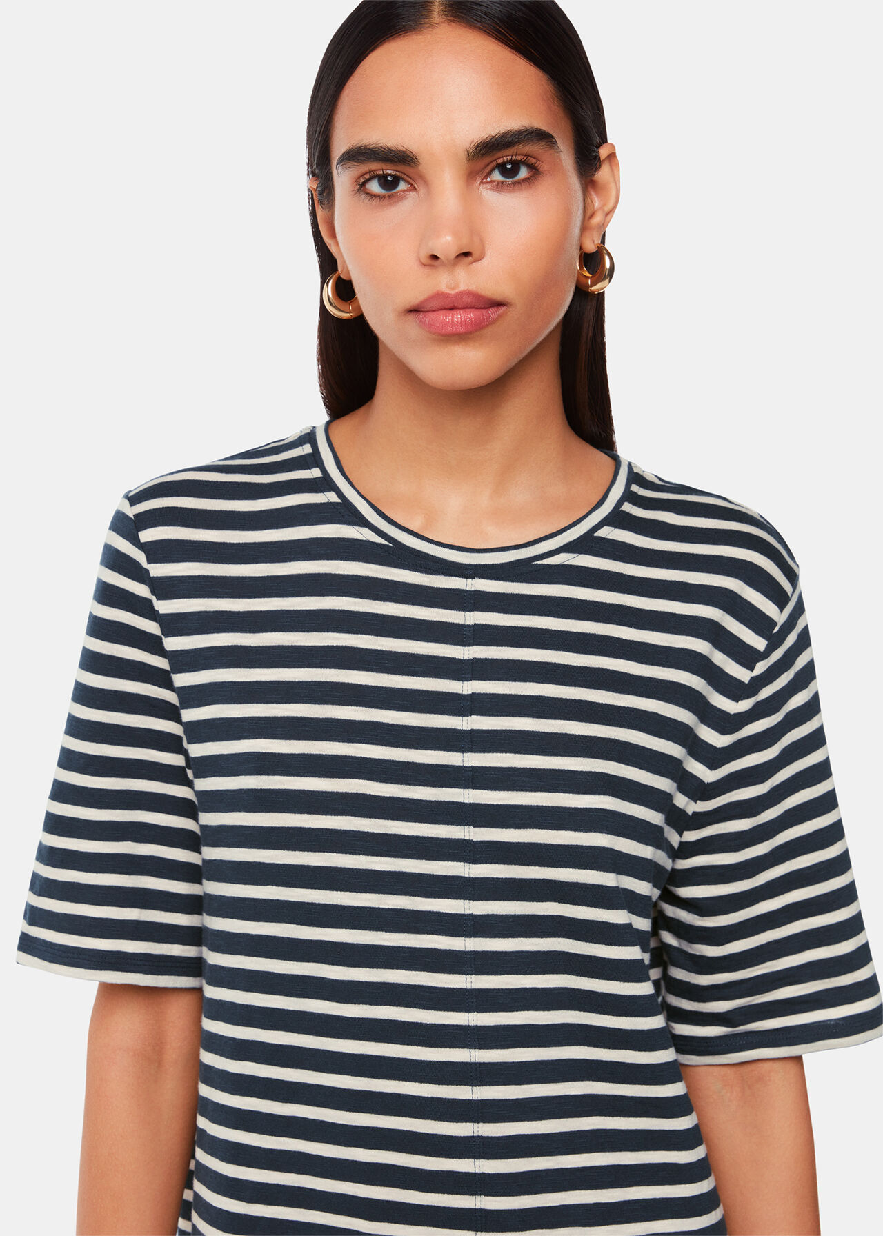 Breton Stripe Jersey Dress