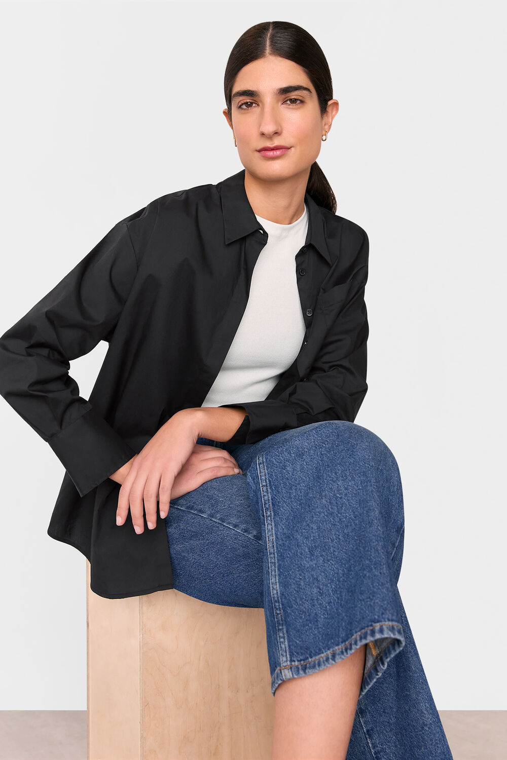 Oversized Cotton Shirt