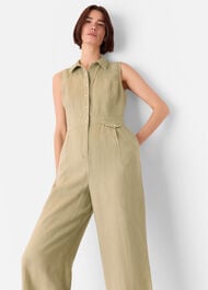 Ellis Western Linen Jumpsuit