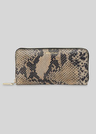 Reigate Long Snake Purse Black/Multi