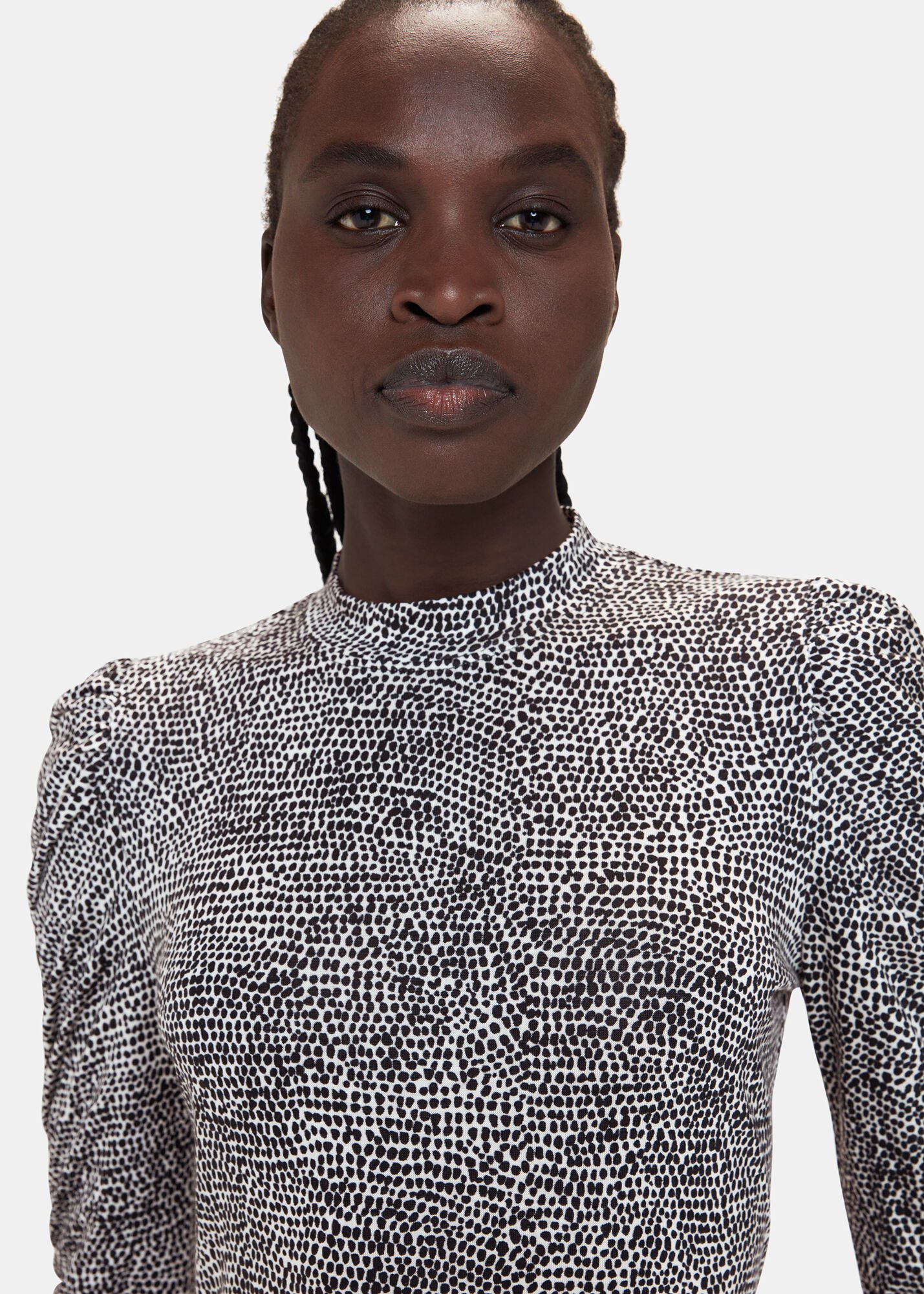Whistles pebble 2025 print dress