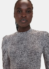 Pebble Spot Jersey Dress