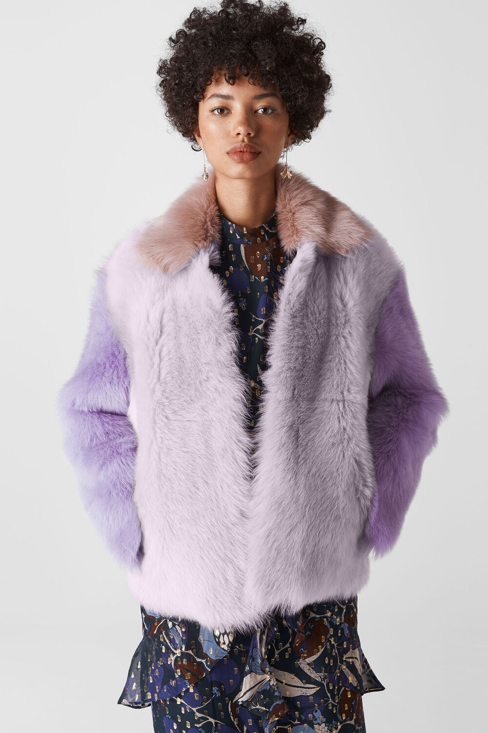 Colourblock Toscana Coat Multicolour