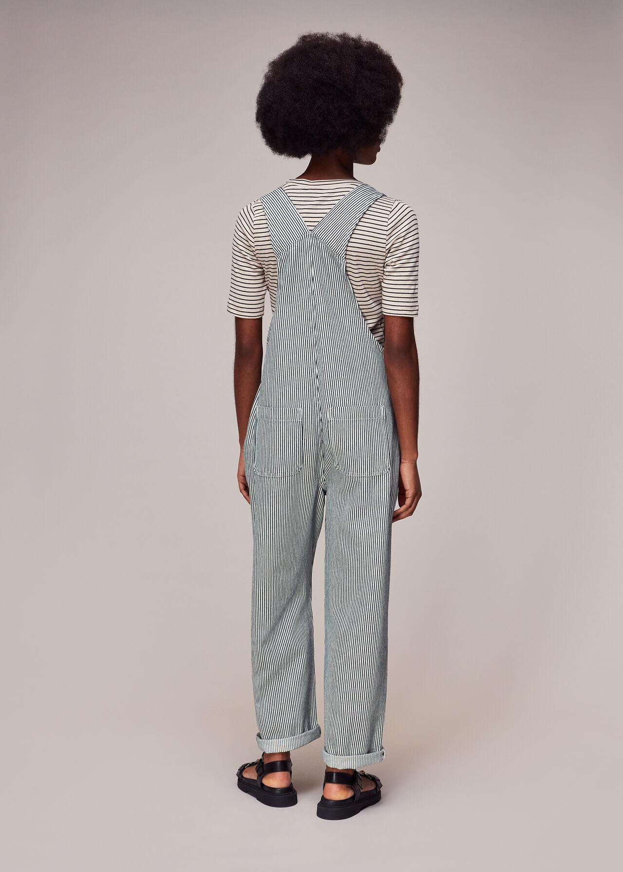 Leni Stripe Dungaree