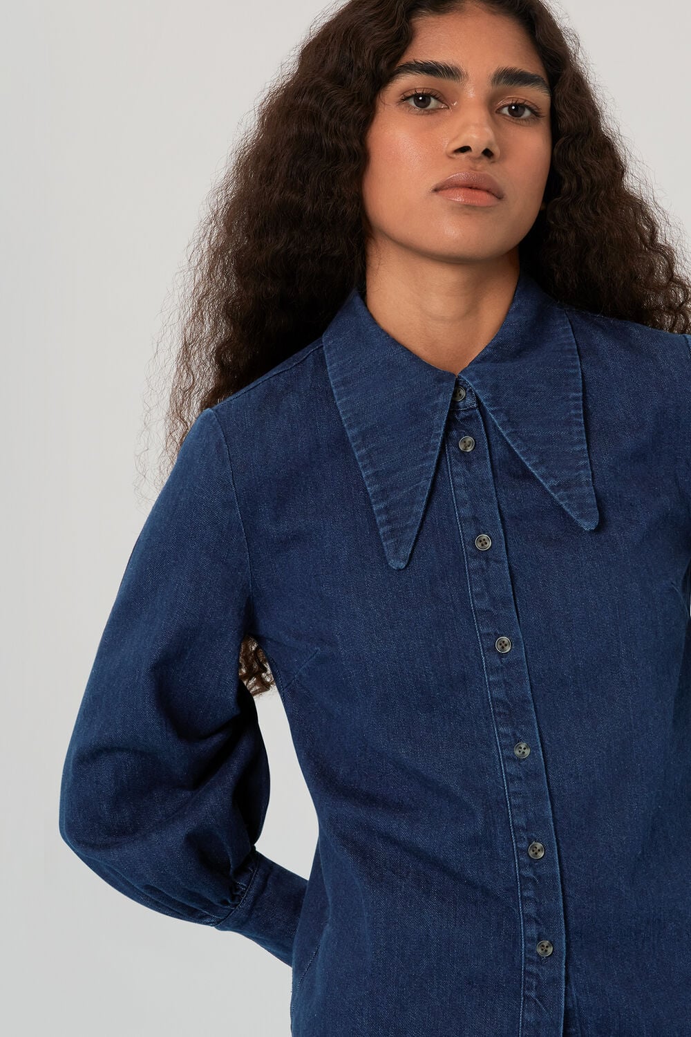 Nino Chambray Collared Shirt