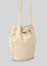 Ammie Mini Drawstring Bag Taupe