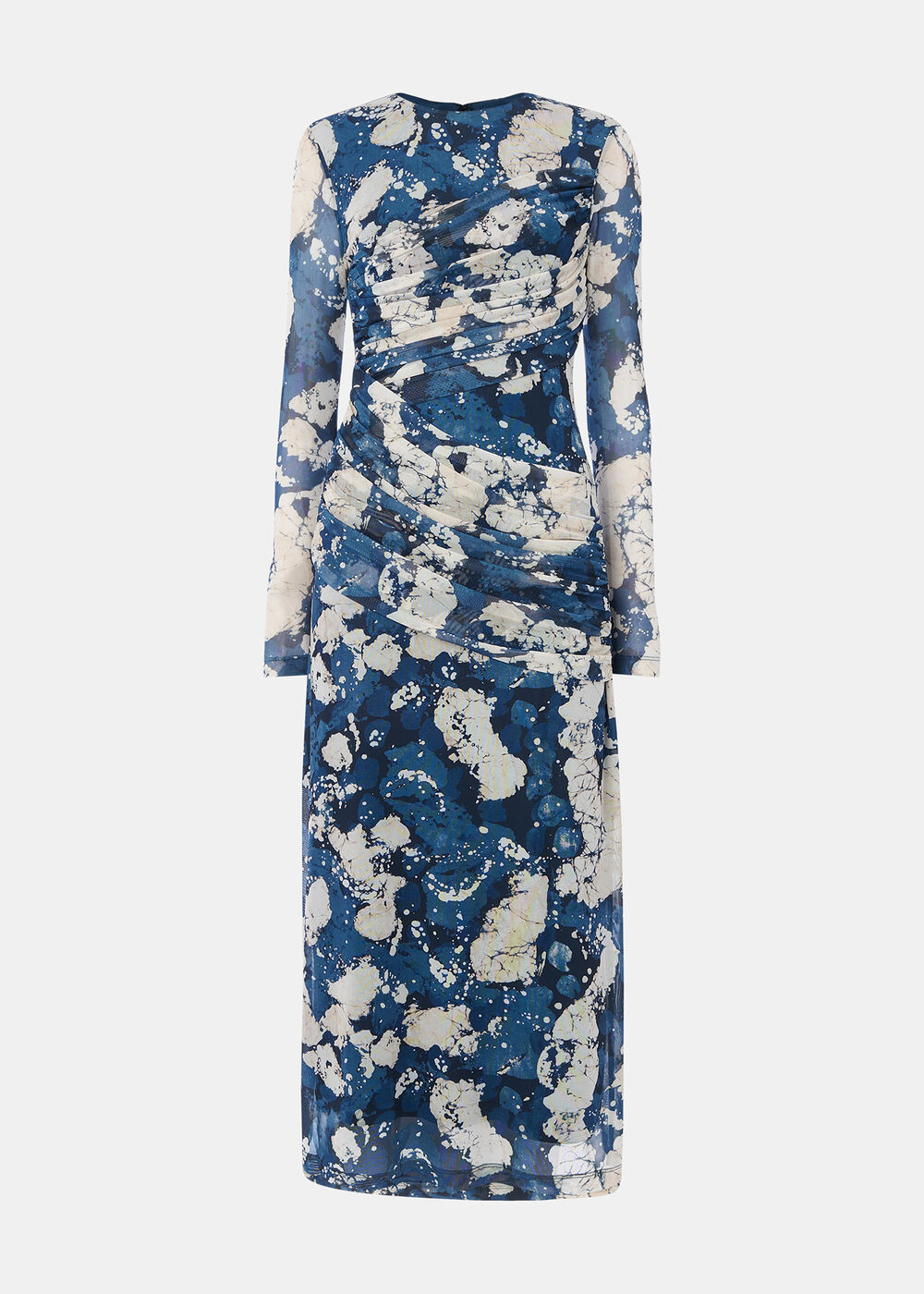 Batik Marble Mesh Dress