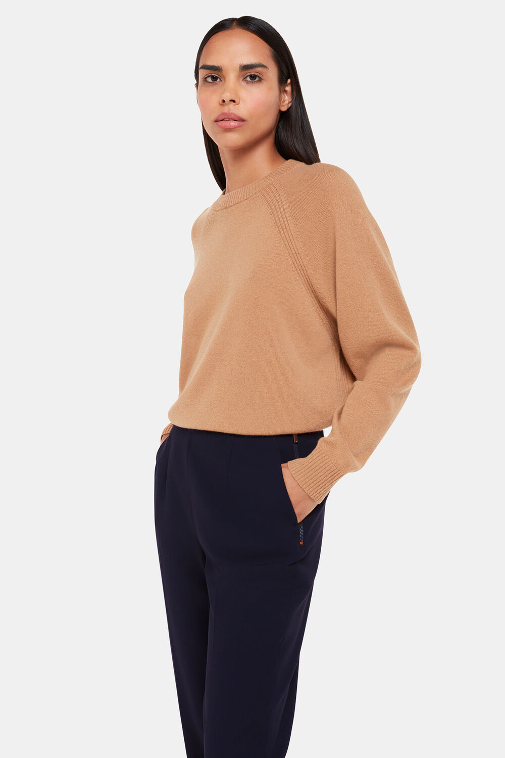 Navy Ella Essential Trouser