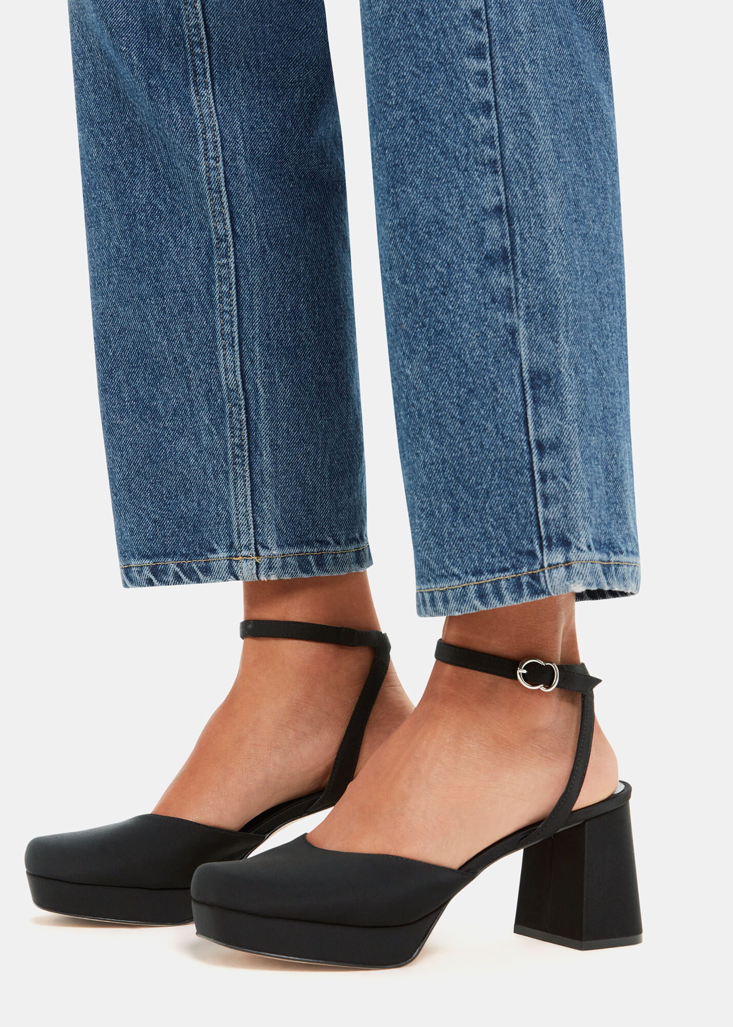 Whistles velvet cheap heels