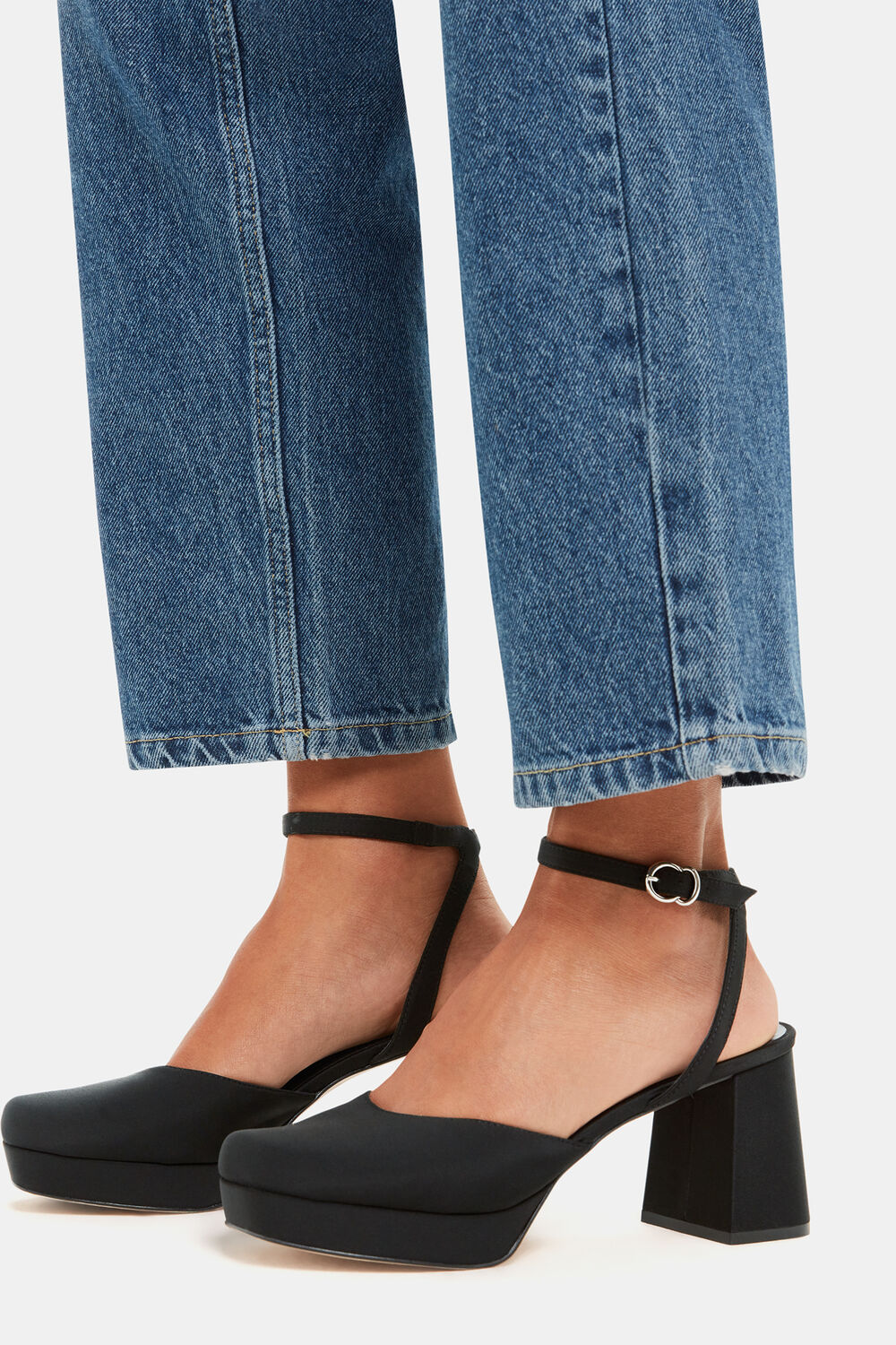 Estella Satin Platform Shoe