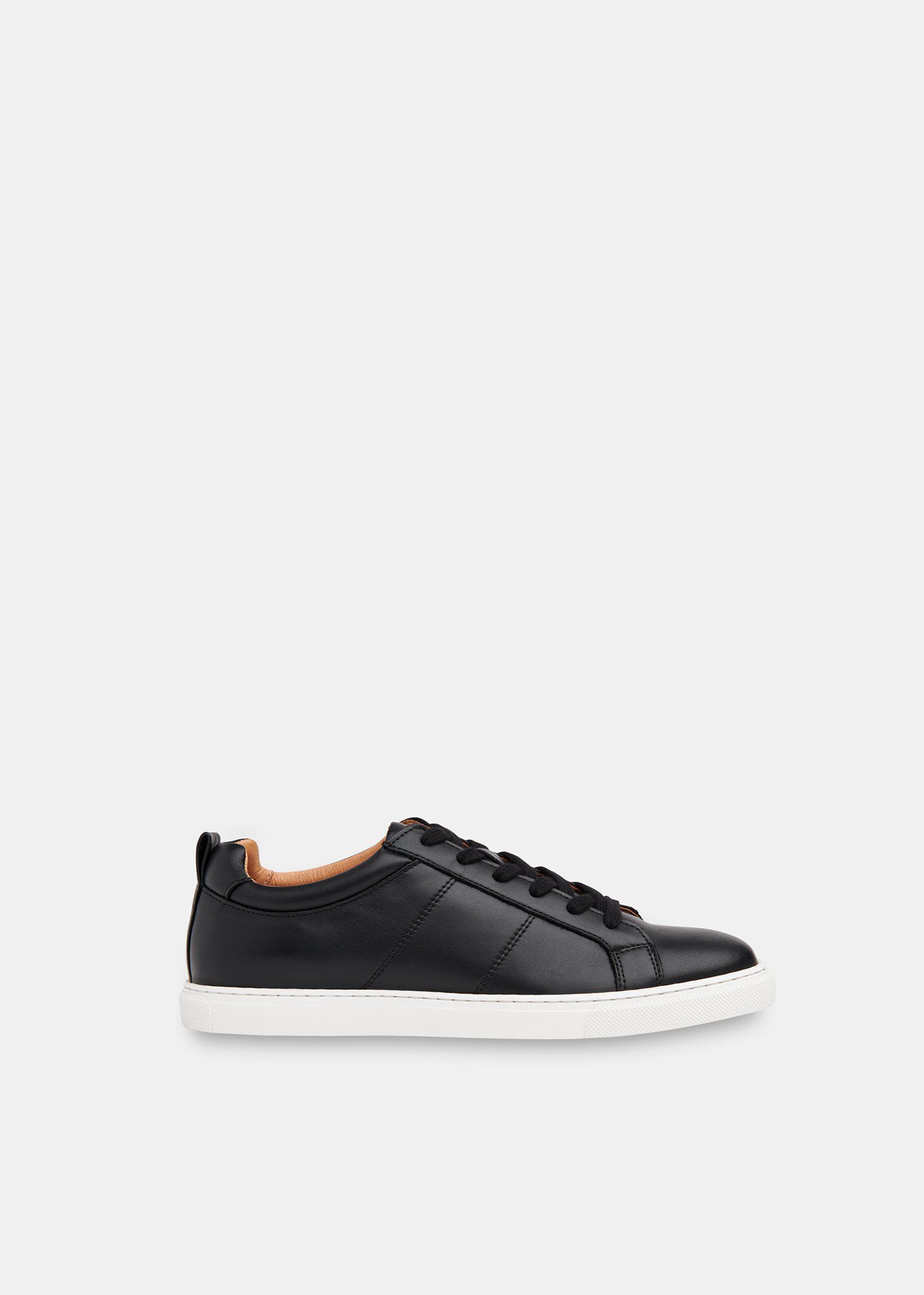 Black Koki Lace Up Sneaker | Whistles US |
