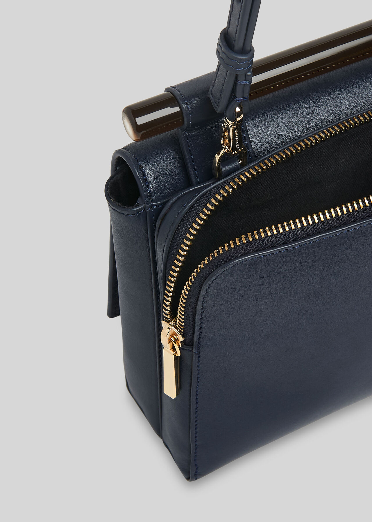 Mina Resin Bar Bag Navy